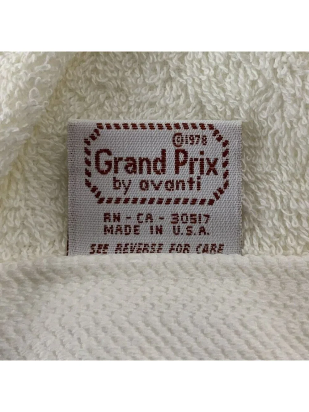 Scrubbing Bubbles Bath Towel & Washcloth Set 1978 Avanti Grand Prix Promo Cotton